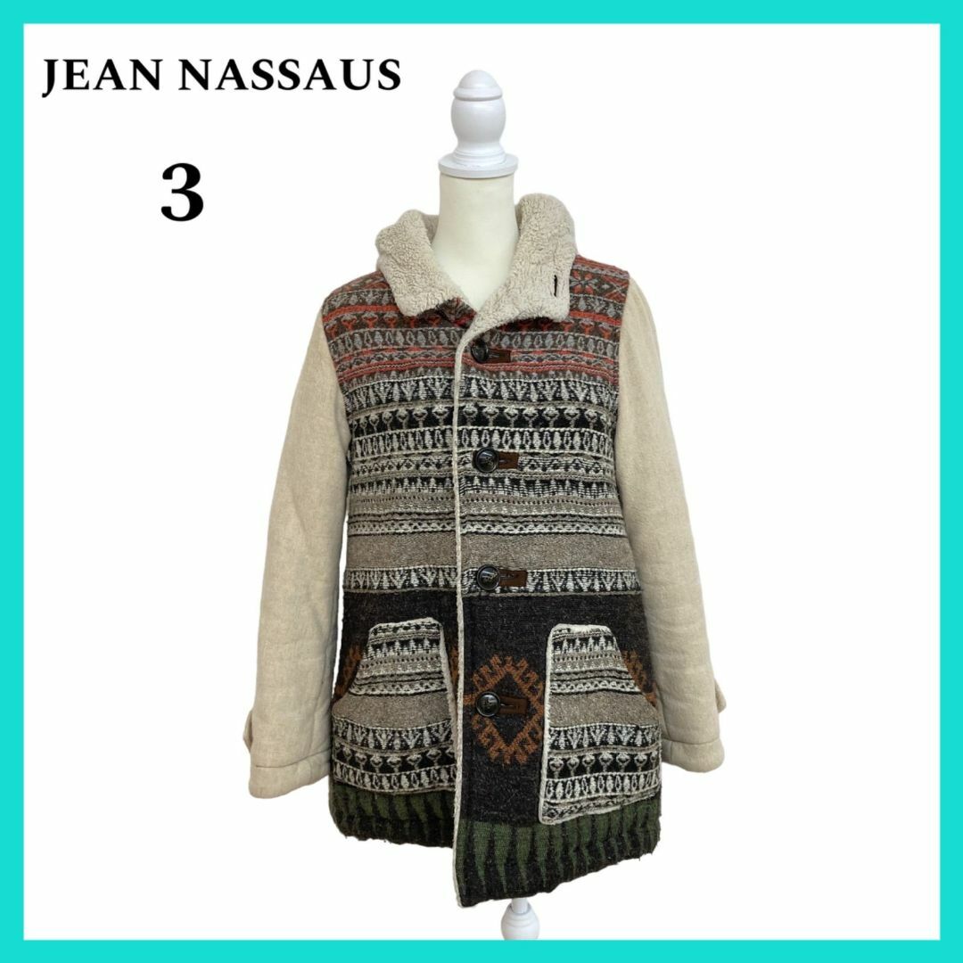 jean nassaus(ジーンナッソーズ)のJEAN NASSAUS ジーンナッソーズ ジャケット フード付き  3 レディースのジャケット/アウター(その他)の商品写真