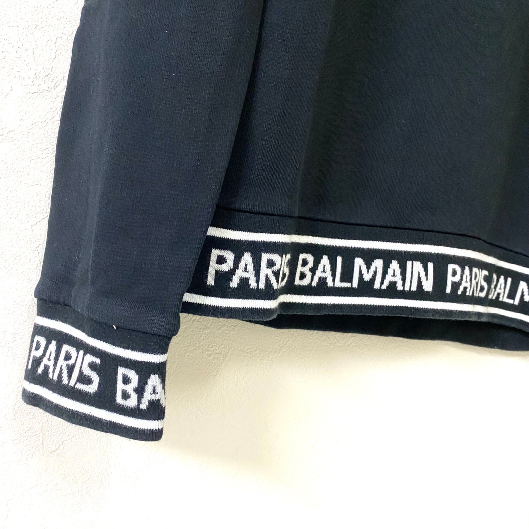 BALMAIN(バルマン)のBALMAIN バルマン トレーナー スウェット 黒 サイズL ◆ロンハーマン メンズのトップス(スウェット)の商品写真