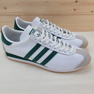 アディダス(adidas)のアディダス オリジナルス カントリー ホワイト/グリーン 28cm(スニーカー)