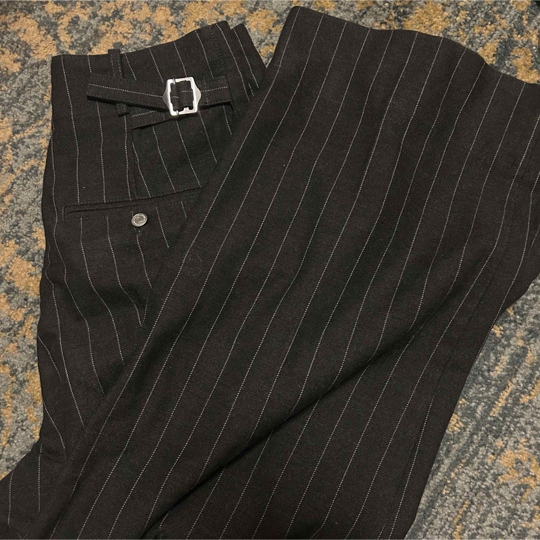 GU - GU タックワイドパンツ(ストライプ) beautiful people Sの GU - GU タックワイドパンツ(ストライプ) beautiful people Sの