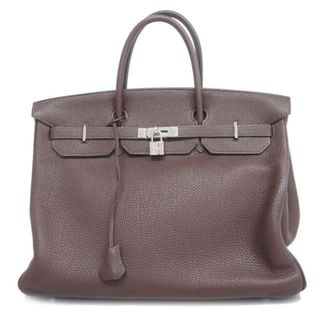 エルメス(Hermes)の★SALE 【4ec2645】エルメス ハンドバッグ/バーキン40/□M刻印/トゴ/ショコラ/シルバー金具 【中古】 メンズ/レディース/ユニセックス(ハンドバッグ)