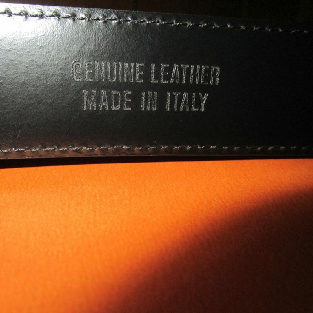 BEAMS F(ビームスエフ)の【新品未使用】イタリア製ベルト/ブラック/牛革 メンズのファッション小物(ベルト)の商品写真