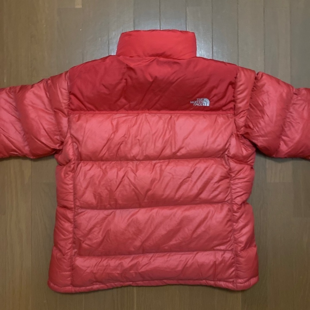 □ノースフェイス ヌプシダウンジャケット レッド レディース XL □ノースフェイス ヌプシダウンジャケット レッド レディース XL