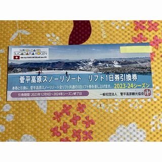 22-23 北海道 ルスツリゾート リフト1日券 引き換え券 2枚 ①施設利用