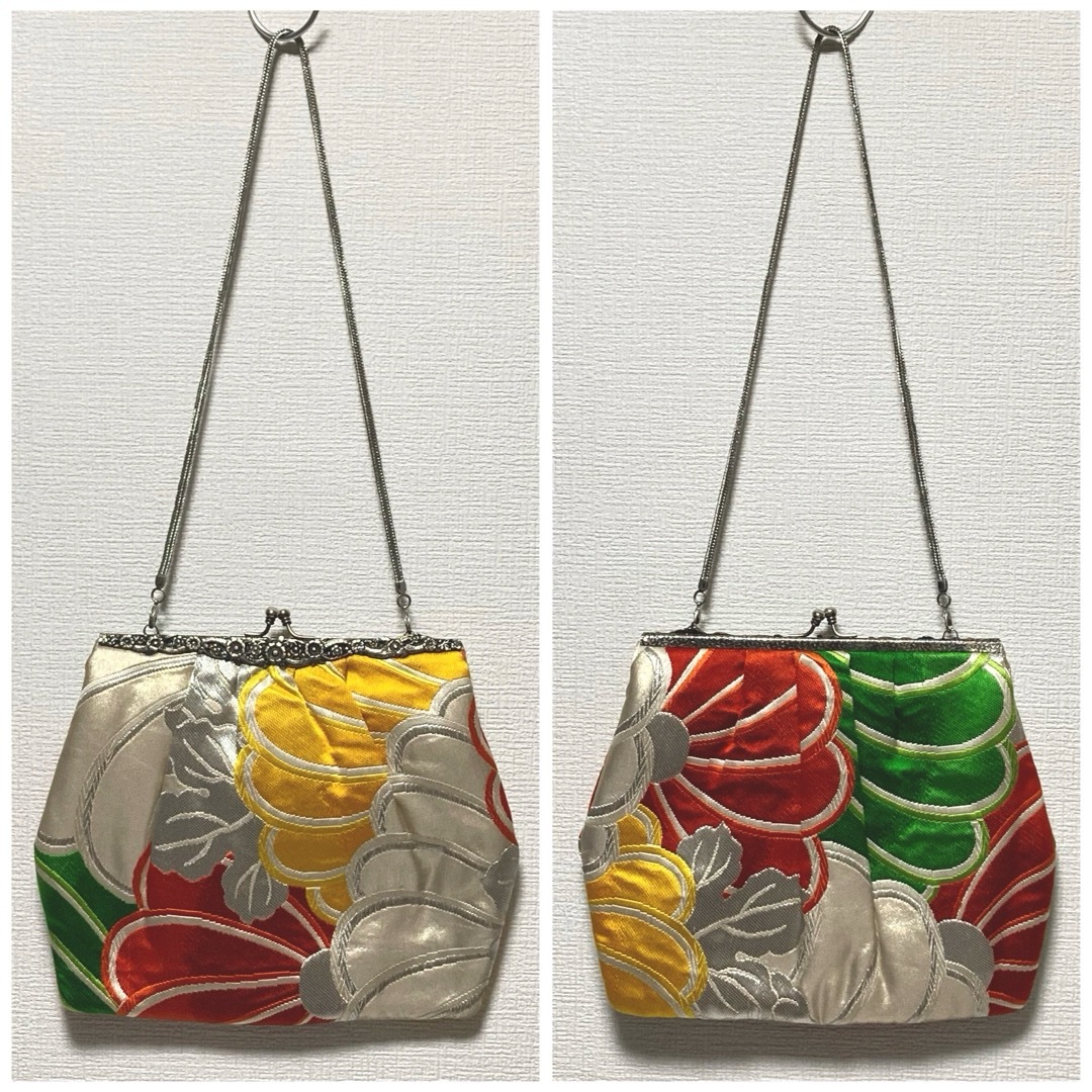 TOMOMI YAMAMOTO KIMONO BAG 着物バッグ がま口 和柄 TOMOMI YAMAMOTO KIMONO BAG 着物バッグ がま口 和柄