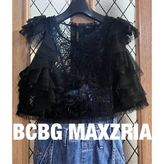 ビーシービージーマックスアズリア(BCBGMAXAZRIA)の❤️ BCBG MAXZRIA ボレロブラウス❤️(シャツ/ブラウス(半袖/袖なし))