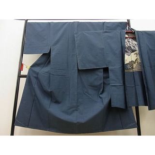 平和屋野田店■男性　本場大島紬　アンサンブル　80亀甲　逸品　n-ip2200(着物)