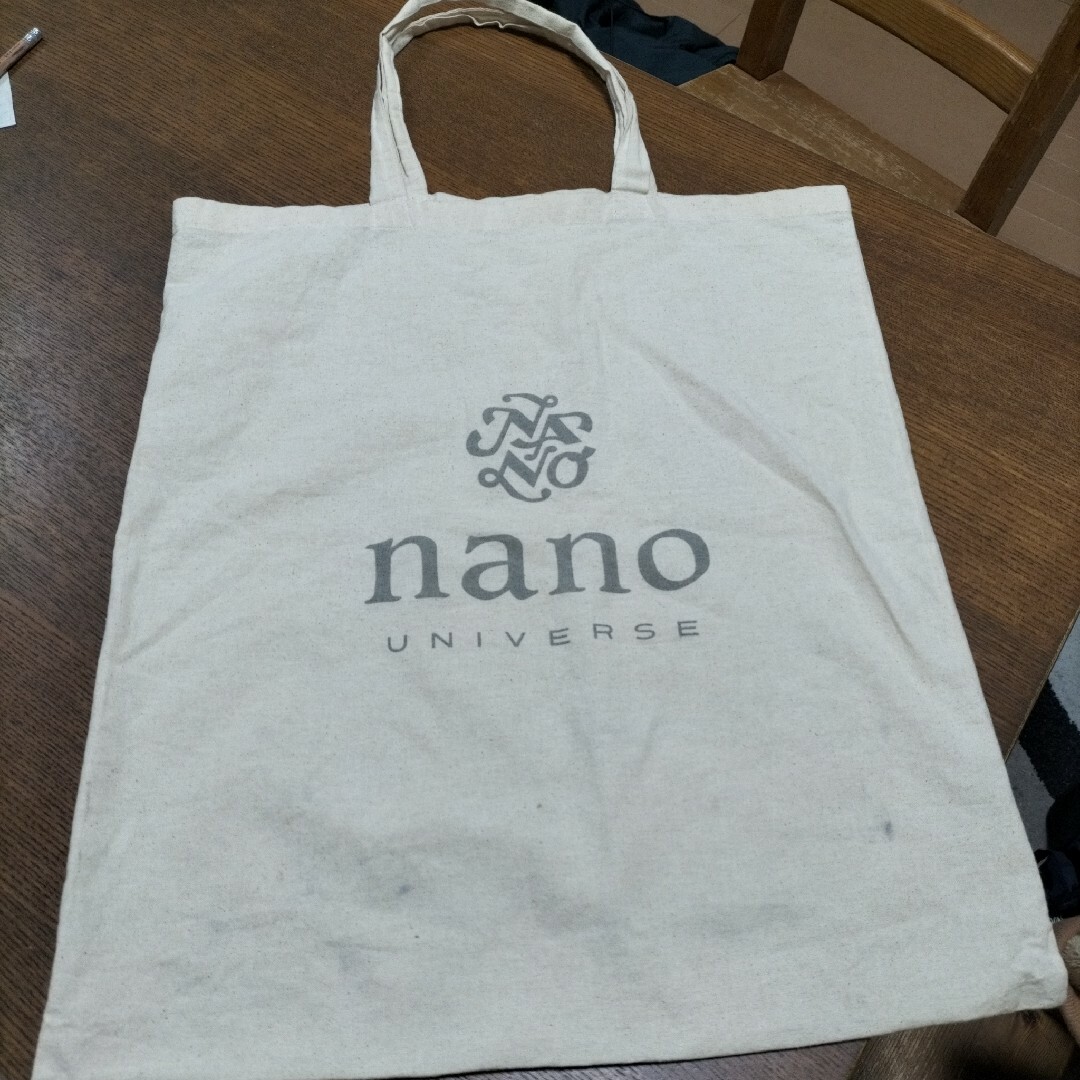 白色エコバッグ レディースのバッグ(エコバッグ)の商品写真