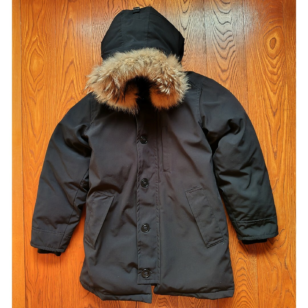 CANADA GOOSE(カナダグース)の国内正規品【CANADA GOOSE】ジャスパーパーカ、ワッペン無、S、ブラック メンズのジャケット/アウター(ダウンジャケット)の商品写真