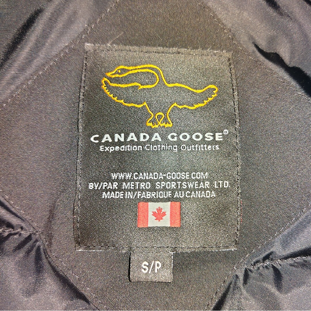 CANADA GOOSE(カナダグース)の国内正規品【CANADA GOOSE】ジャスパーパーカ、ワッペン無、S、ブラック メンズのジャケット/アウター(ダウンジャケット)の商品写真