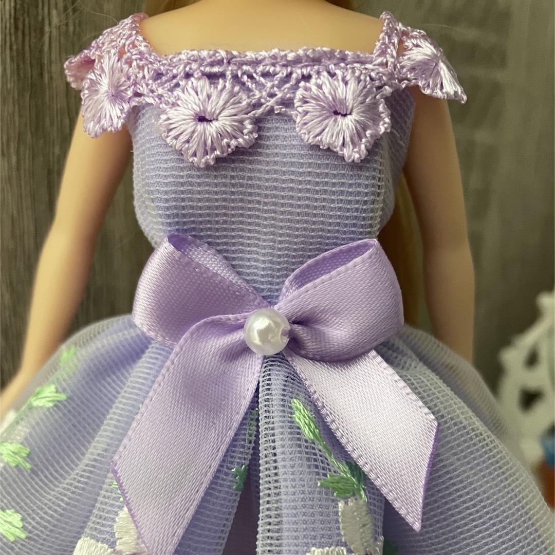 リカちゃん　ブライス　ハンドメイド服　ドレスC16 ハンドメイドのぬいぐるみ/人形(人形)の商品写真