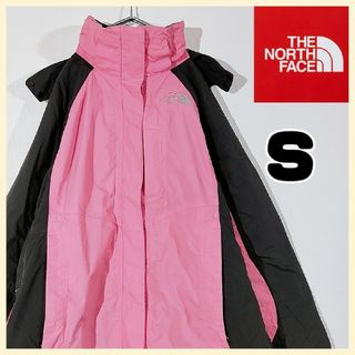 ザノースフェイス(THE NORTH FACE)のノースフェイス　フルジップ　マウンテンライトジャケット　ピンク　黒　Sサイズ(ナイロンジャケット)