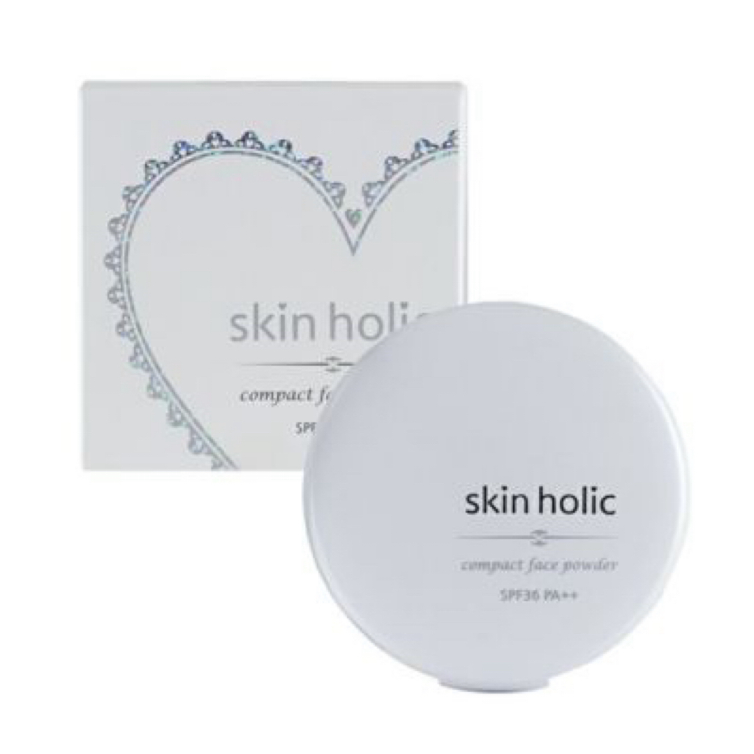 skin holic スキンホリック コンパクトフェイスパウダーパクト コスメ/美容のベースメイク/化粧品(フェイスパウダー)の商品写真
