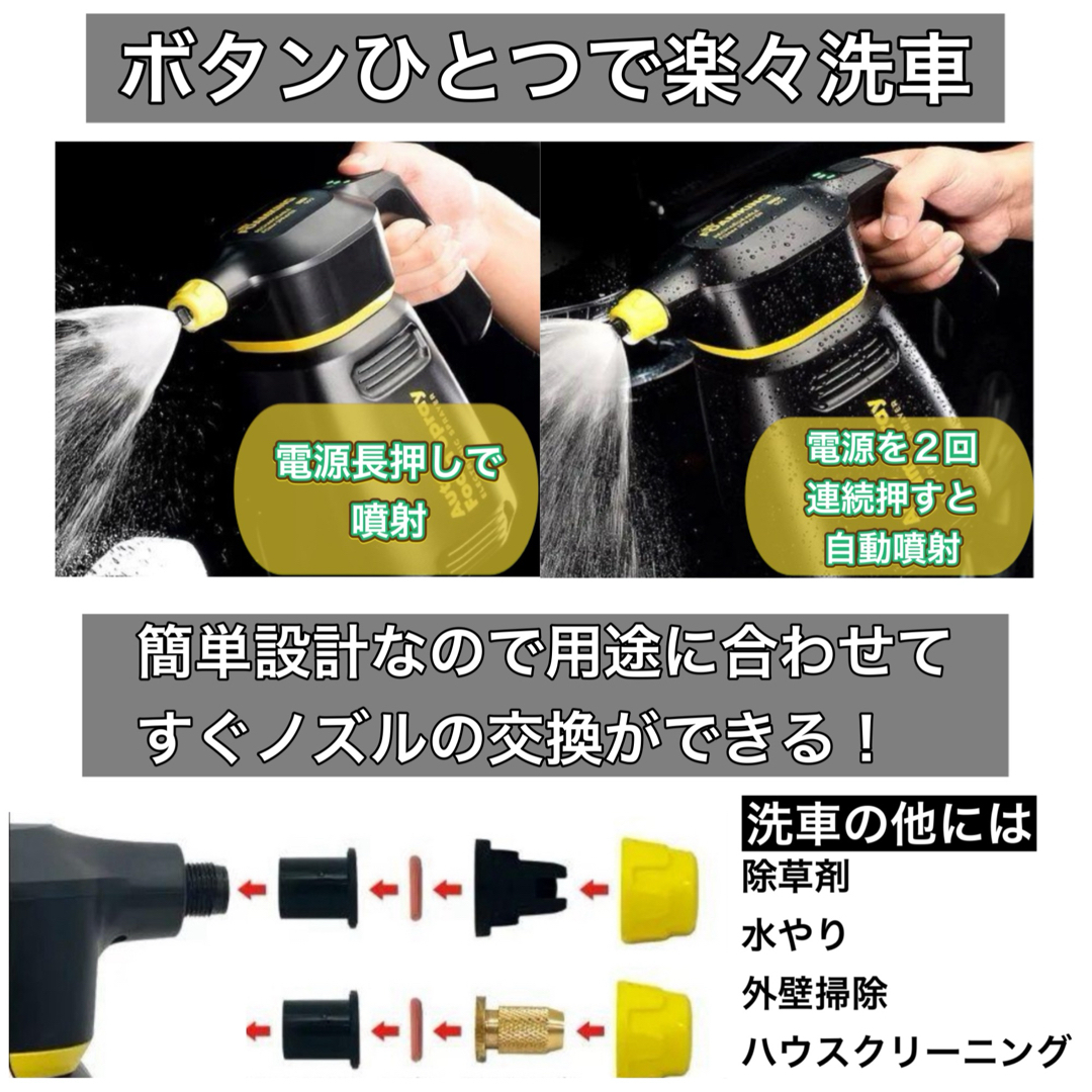 電動フォームガン フォームキング FOAM KING USB充電式 - メンテナンス 電動フォームガン フォームキング FOAM KING USB充電式 - メンテナンス
