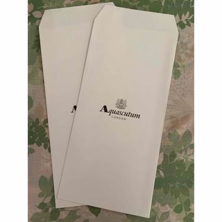 アクアスキュータム(AQUA SCUTUM)のaquascutum ラッピング紙袋二枚(ラッピング/包装)