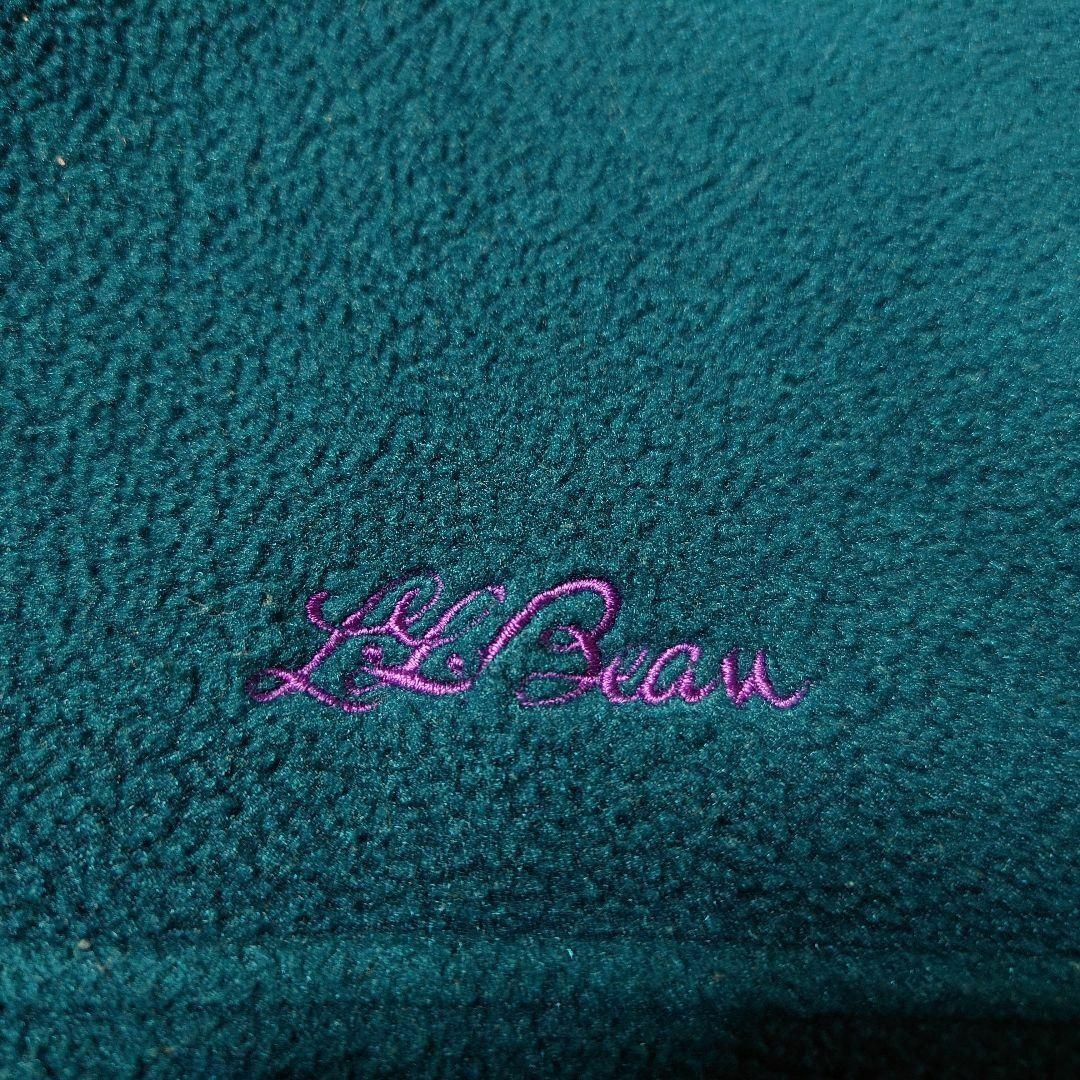 L.L.Bean(エルエルビーン)の70s80s LLBean　フリースベスト　筆記体ロゴ刺繍　古着　エルエルビーン メンズのトップス(ベスト)の商品写真