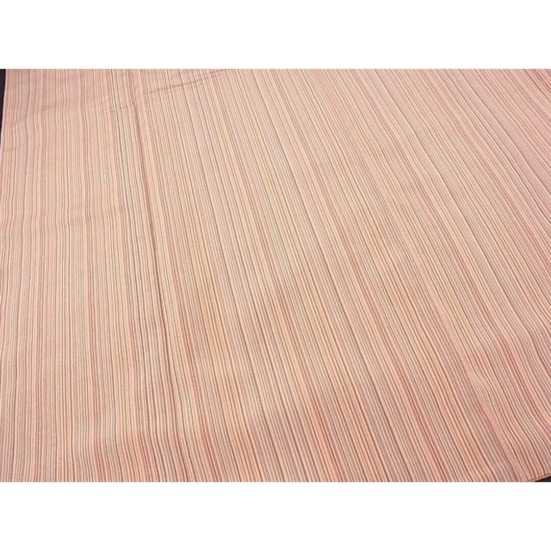 平和屋野田店■上質な小紋　縞　逸品　n-sa3665 レディースの水着/浴衣(着物)の商品写真