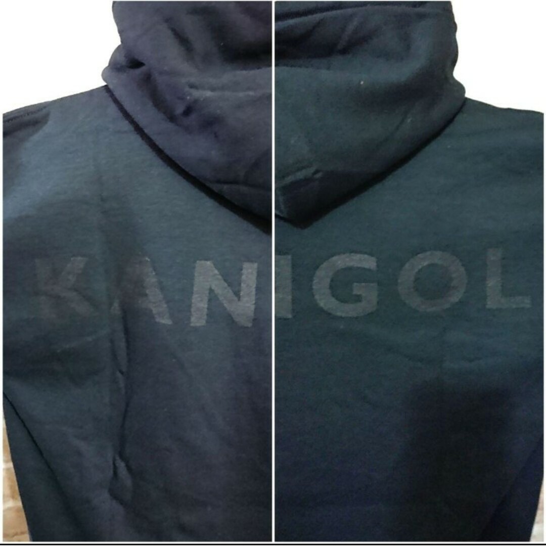 KANGOL(カンゴール)のM/レ/スクエアロゴPK♡KANGOL カンゴール 未使用 タグ付き レディースのトップス(パーカー)の商品写真