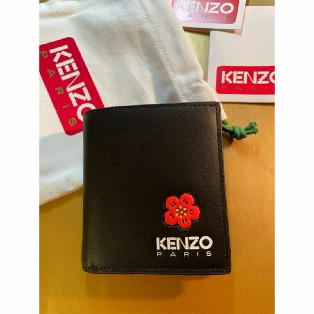 KENZO(ケンゾー)の新品　KENZO BOKE FLOWER　二つ折り財布 メンズのファッション小物(折り財布)の商品写真