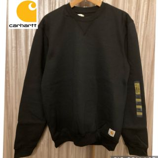 カーハート(carhartt)のcarhartt  スウェット　タグ付き未使用品‼️ ブラック　US Sサイズ(スウェット)