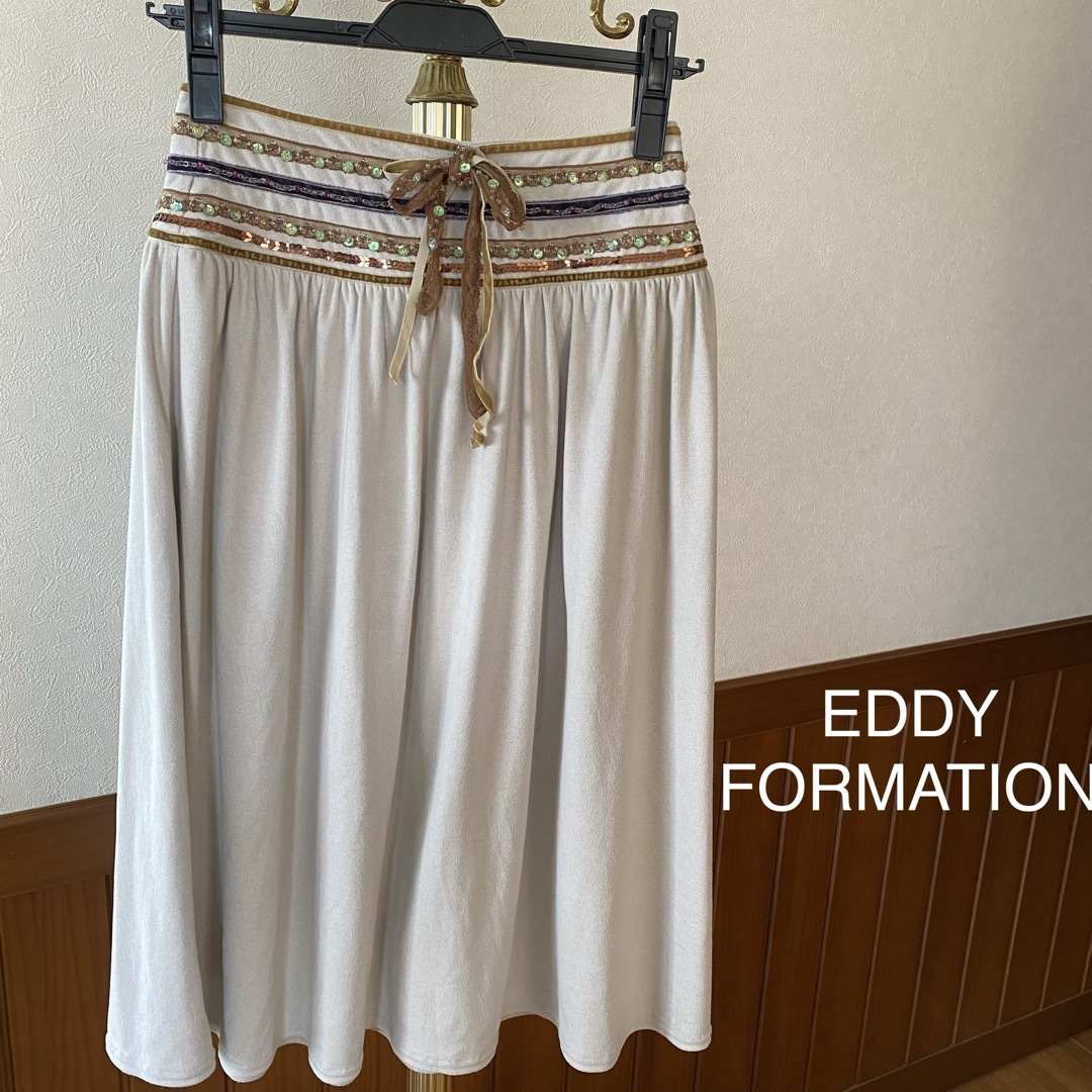 フレアスカート　エディフォーメーション　EDDY FORMATION レディースのスカート(ひざ丈スカート)の商品写真