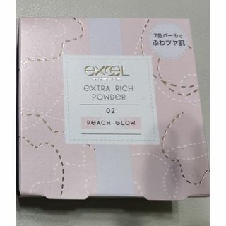 エクセル(excel)の【新品】excelエクセル エクストラリッチパウダー '24 02ピーチグロウ(フェイスパウダー)