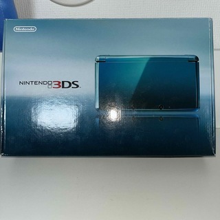 ニンテンドー3DS(ニンテンドー3DS)の本文必読　訳あり　Nintendo 3DS 本体 アクアブルー(携帯用ゲーム機本体)