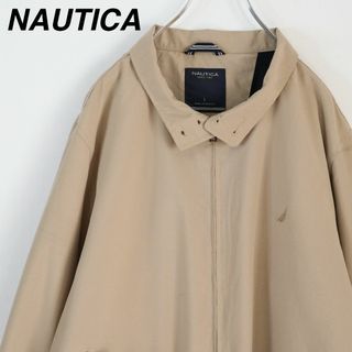 ノーティカ(NAUTICA)の【春カラー】ノーティカ／スイングトップ　刺繍ロゴ　L　裏地付き　スタンドカラー(ブルゾン)