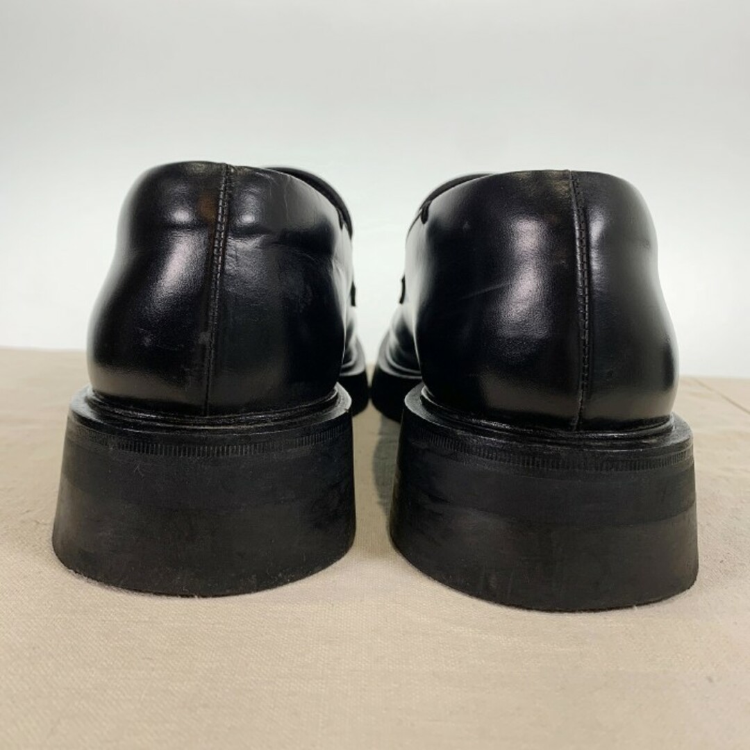 PRADA(プラダ)のPRADA プラダ レザーコインローファー 厚底ソール ブラック 1047 Size 7 (26cm相当) メンズの靴/シューズ(ブーツ)の商品写真