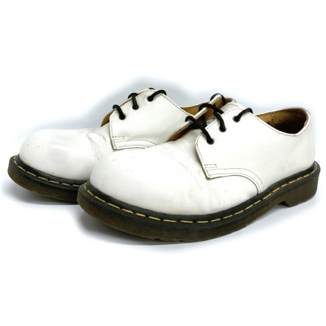 ★Dr.Martens ドクターマーチン スチールトゥ 3ホールシューズ ホワイト sizeUS9UK8無し