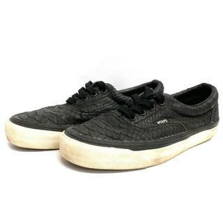 ヴァンズ(VANS)の★WTAPS×VANS ダブルタップス×ヴァンズ 16SS Anaconda パイソン型押し レザースニーカー ブラック size23cm(スニーカー)