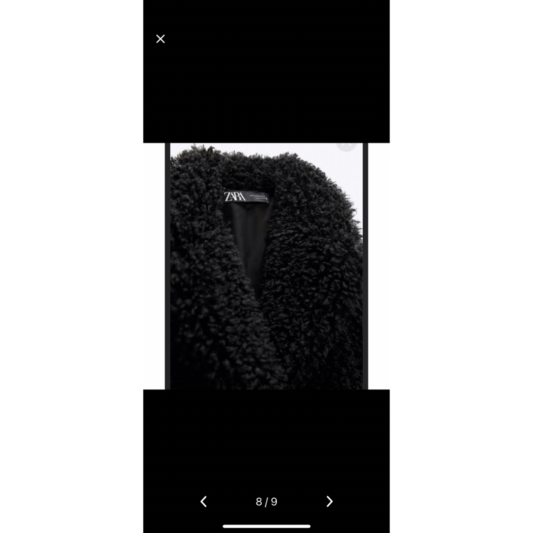 ZARA(ザラ)のZARA ボアコート　ファーコート　新品タグ付き レディースのジャケット/アウター(毛皮/ファーコート)の商品写真