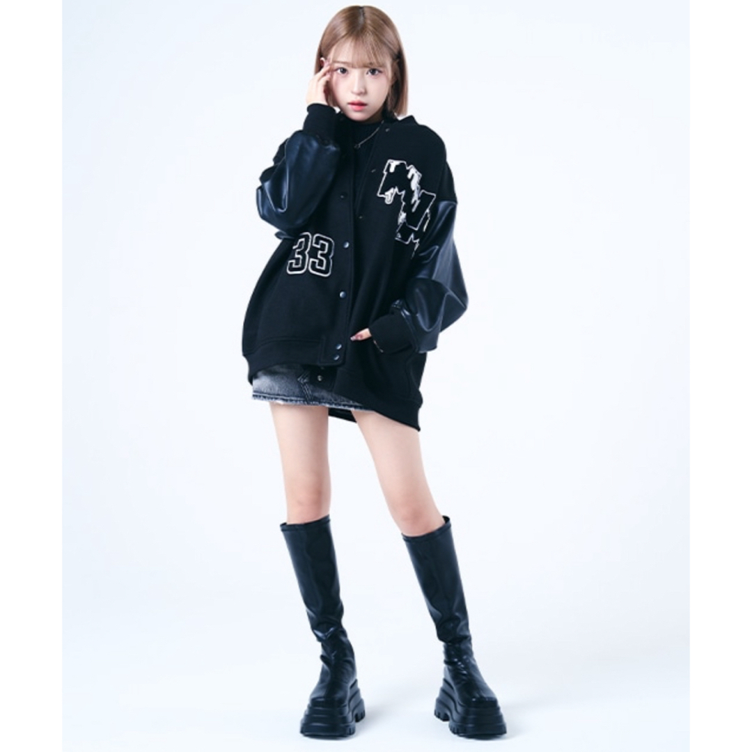 Right on ライトオン minami みなみ コラボ商品 スタジャン Mの Right on ライトオン minami みなみ コラボ商品 スタジャン Mの