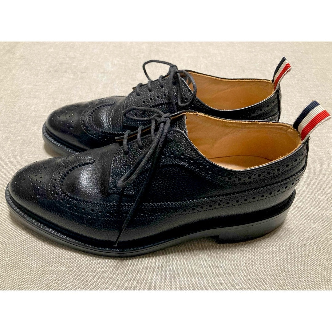 THOM BROWNE(トムブラウン)のTHOM BROWNE／トムブラウン／ロングウィングチップ／フルブローグ／US7 メンズの靴/シューズ(ドレス/ビジネス)の商品写真