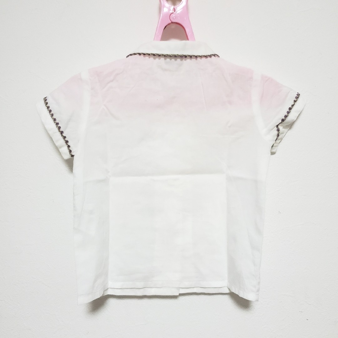 baby Dior(ベビーディオール)の【80】ベビーディオール　ディオール　半袖　ブラウス キッズ/ベビー/マタニティのベビー服(~85cm)(シャツ/カットソー)の商品写真