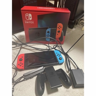 ニンテンドースイッチ(Nintendo Switch)のNintendo Switch Joy-Con(L) ネオンブルー/(R) ネオ(家庭用ゲーム機本体)