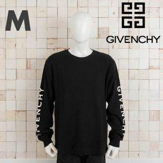 ジバンシィ(GIVENCHY)の新品 GIVENCHY ワッフル 両サイドロゴ ロングスリーブ Tシャツ(Tシャツ/カットソー(七分/長袖))