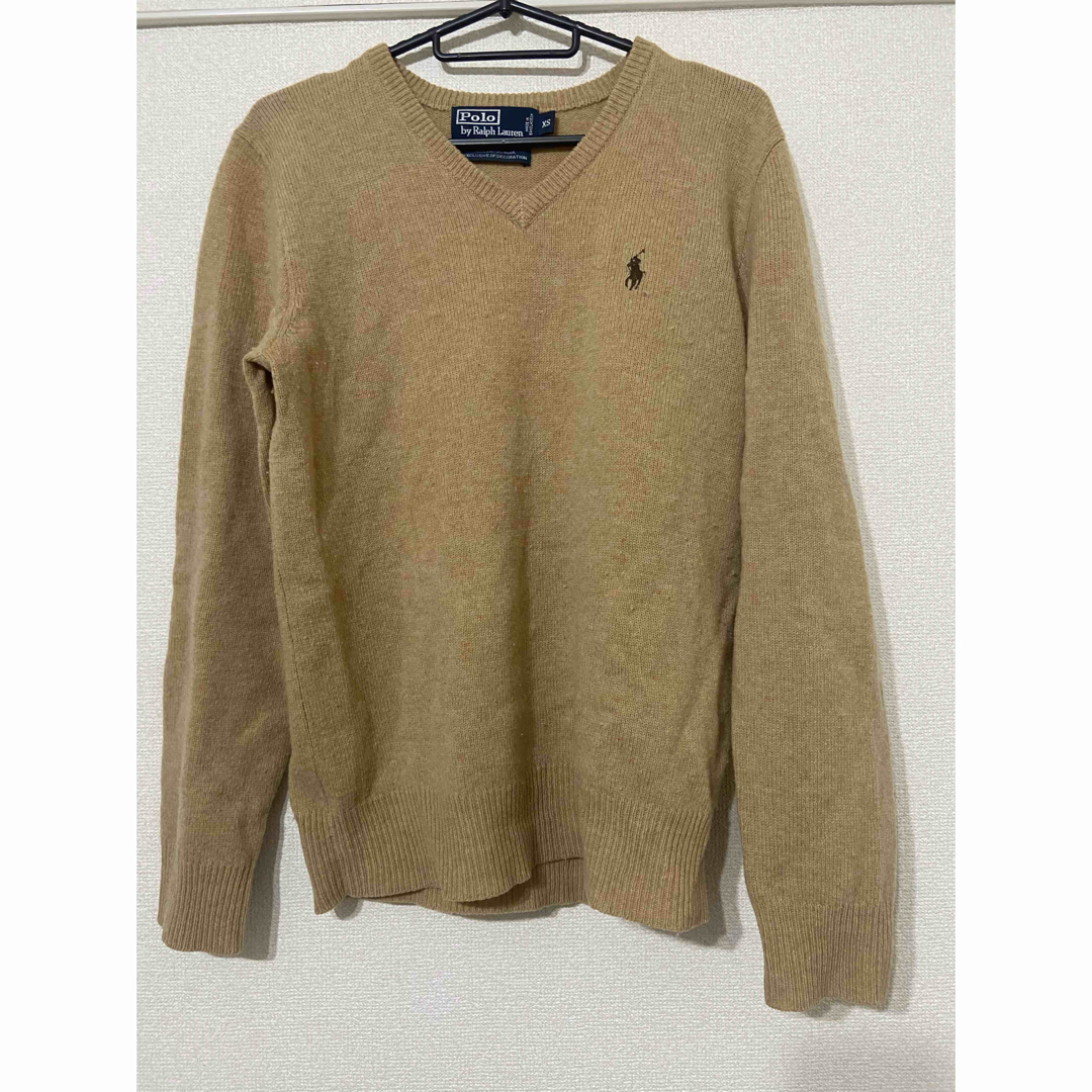 POLO（RALPH LAUREN）(ポロ)のPolo Ralph Lauren ポロラルフローレン ベージュニット レディースのトップス(ニット/セーター)の商品写真