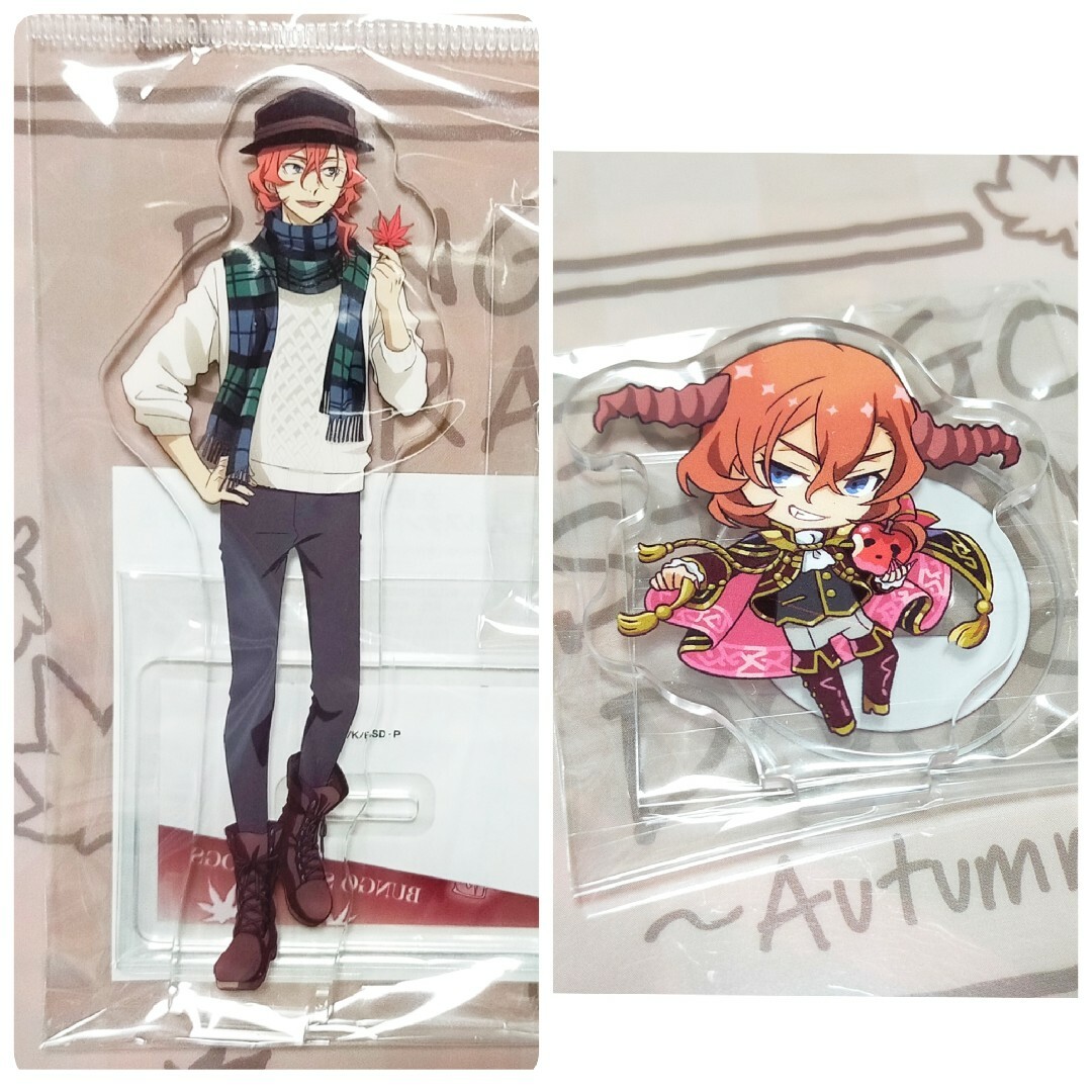 文スト 中也 アクスタ 缶バッジ ミニキャラ 紅葉狩 ハロウィン 文スト 中也 アクスタ 缶バッジ ミニキャラ 紅葉狩 ハロウィン