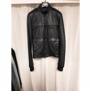 ジャケット/アウター新品価格68,250円　アイコン　牛革　パンチングレザー２WAY　ジャケット