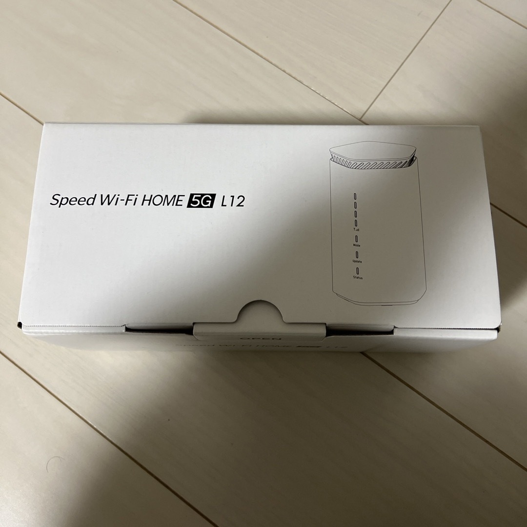 au(エーユー)のSpeed Wi-Fi HOME 5G L12 UQ WiMAX ホームルーター スマホ/家電/カメラのPC/タブレット(PC周辺機器)の商品写真