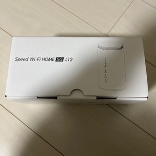 エーユー(au)のSpeed Wi-Fi HOME 5G L12 UQ WiMAX ホームルーター(PC周辺機器)