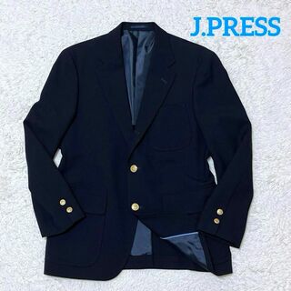 ジェイプレス(J.PRESS)の極美品✨ジェイプレス　紺ブレ　ジャケット　金ボタン　段返り　3B　160(テーラードジャケット)