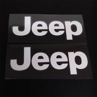 ジープ(Jeep)のJeep (ジープ）　 ステッカー　デカール　　２枚セット(車外アクセサリ)