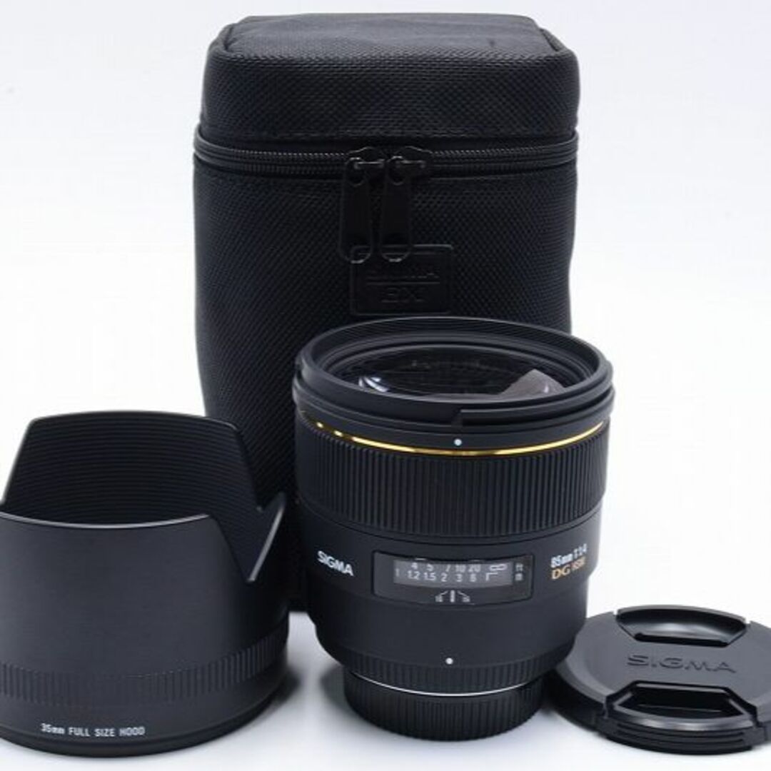 SIGMA 単焦点中望遠レンズ 85mm F1.4 EX DG HSM ニコン用 フルサイズ対応 320553カメラ