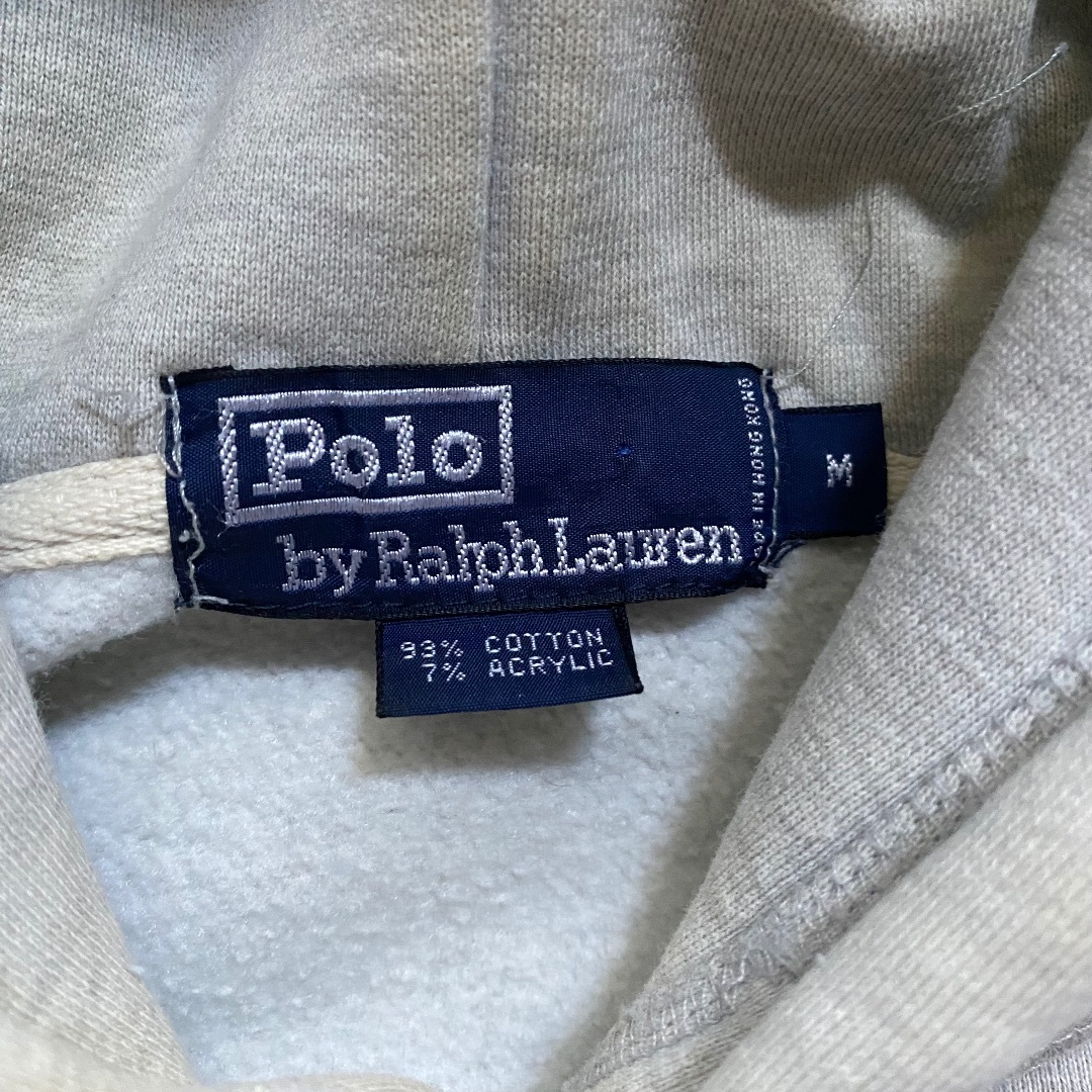 POLO RALPH LAUREN(ポロラルフローレン)の90s ラルフローレン スウェットパーカー M グレー メンズのトップス(パーカー)の商品写真