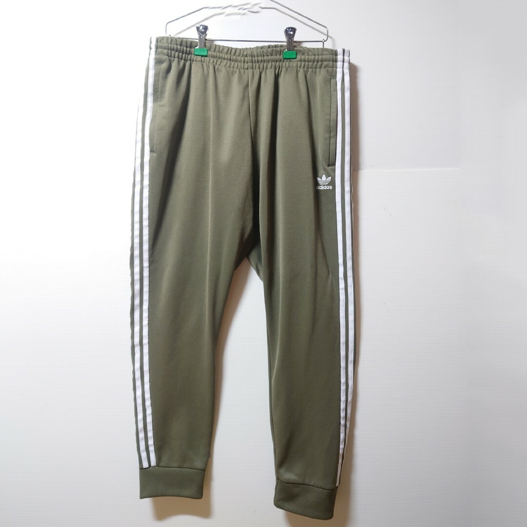 adidas(アディダス)の【大きいサイズ】adidas★SST トラックパンツ★ジャージパンツ★緑★3XL メンズのパンツ(その他)の商品写真