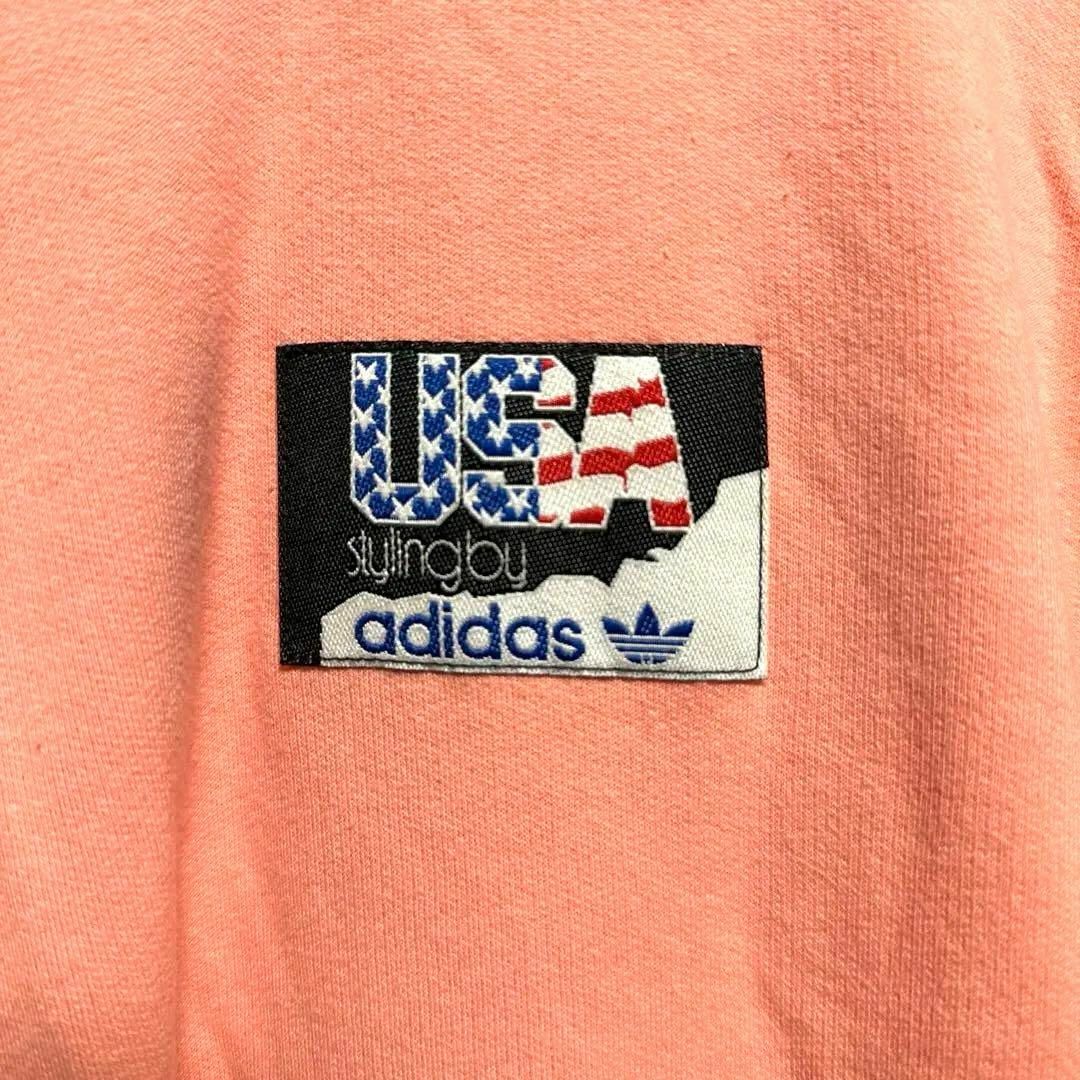 adidas(アディダス)の80s90s✨adidas アディダス デサント社製 ラグランT  USAロゴ メンズのトップス(Tシャツ/カットソー(七分/長袖))の商品写真