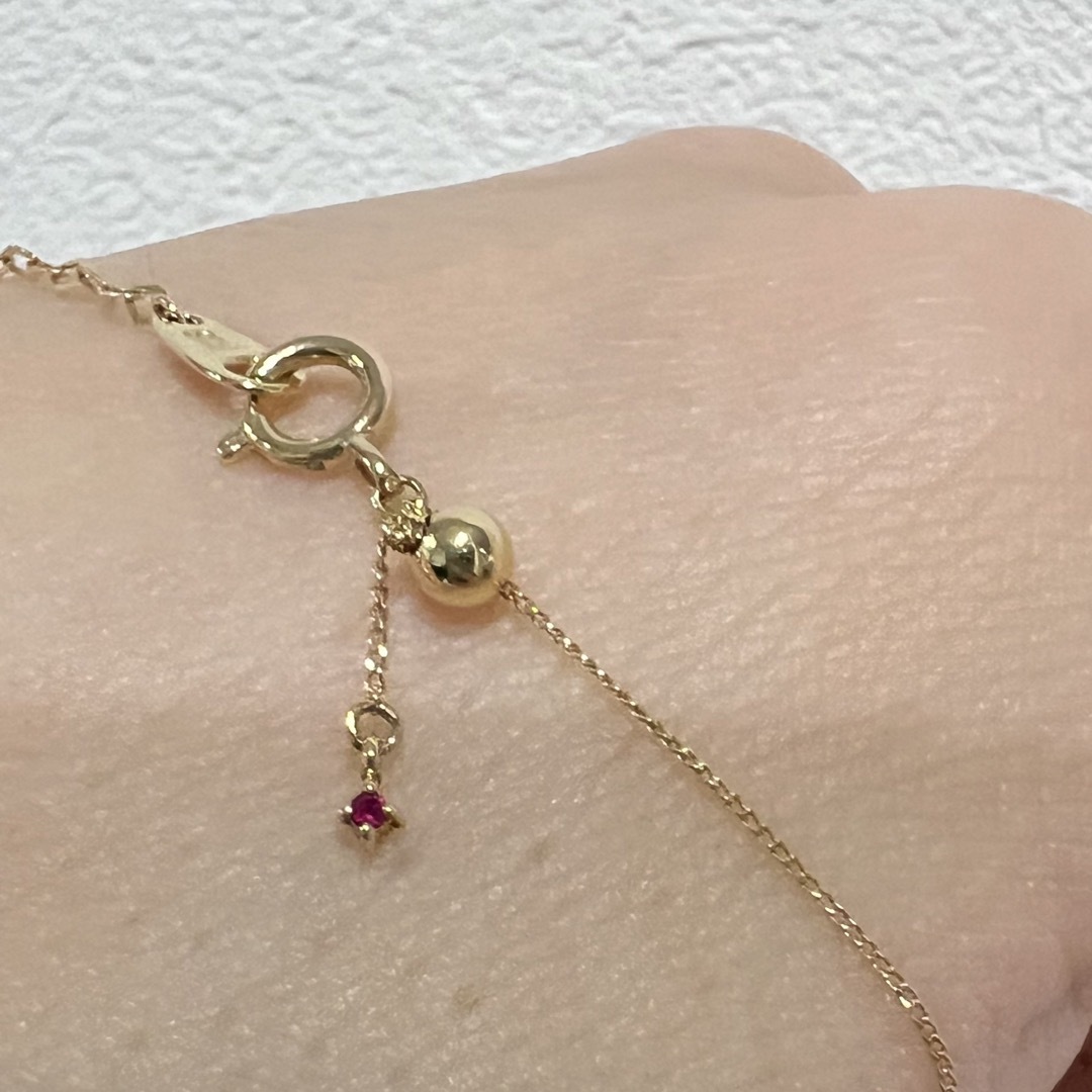 e.m.(イーエム)の e.m. 一粒ダイヤモンドネックレス k18YG レディースのアクセサリー(ネックレス)の商品写真