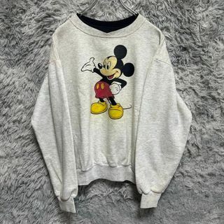 ディズニー(Disney)のRich tees Mickey ミッキー ヴィンテージ スウェット Lサイズ(スウェット)